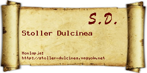 Stoller Dulcinea névjegykártya